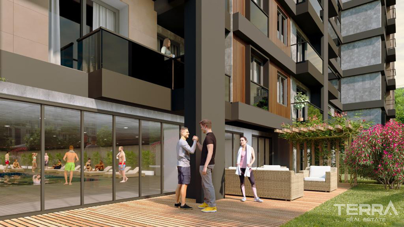İstanbul Küçükçekmece'de Satılık Merkezi Konumdaki Şık Daireler - 87602