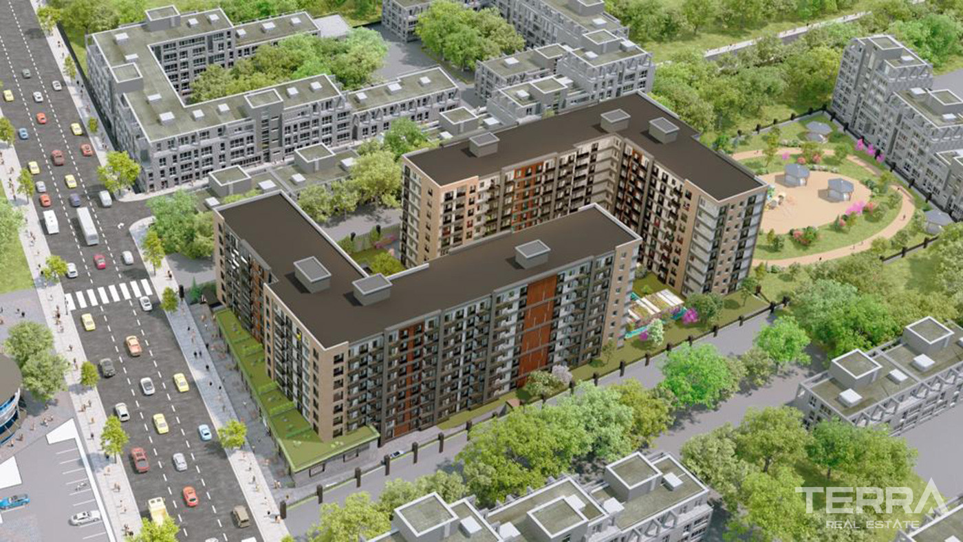 İstanbul Küçükçekmece'de Satılık Merkezi Konumdaki Şık Daireler - 87604