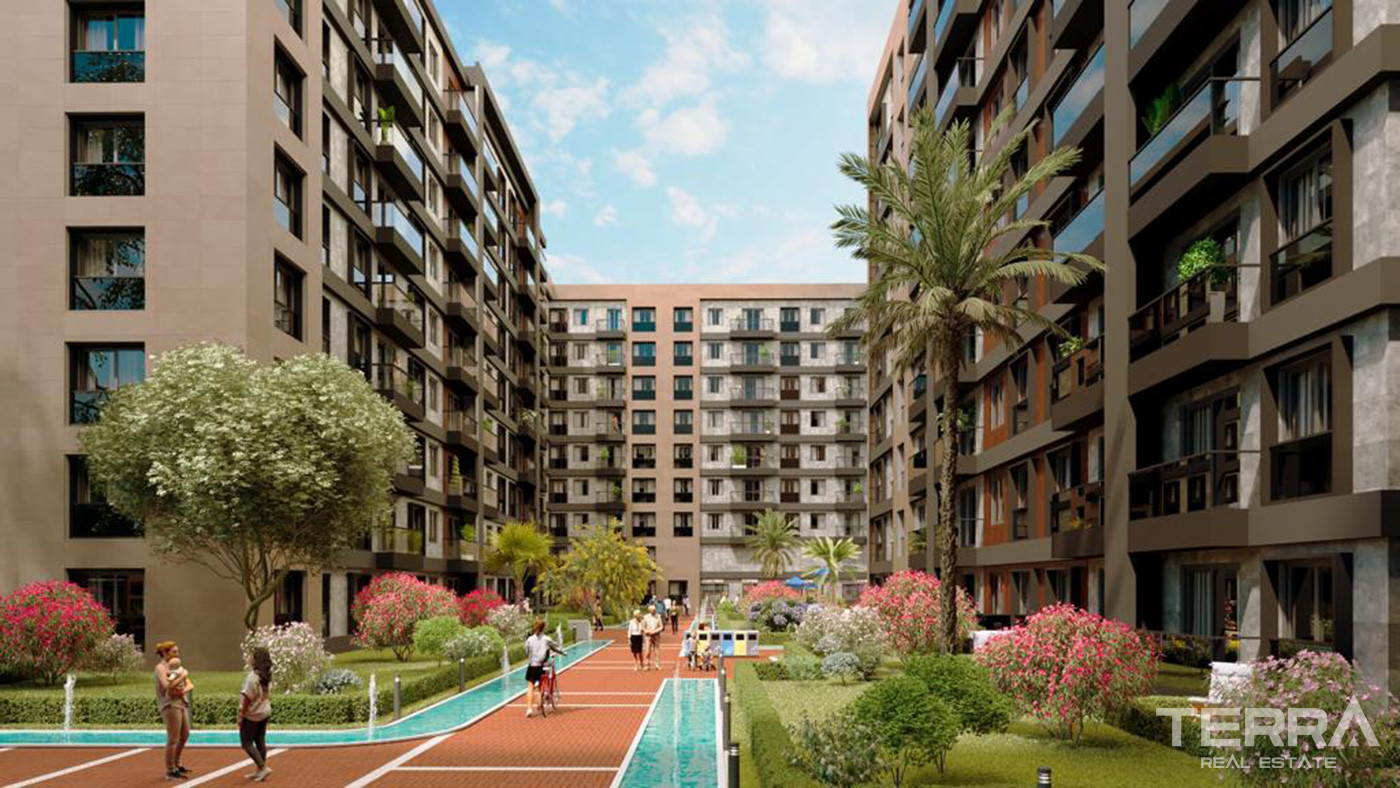 İstanbul Küçükçekmece'de Satılık Merkezi Konumdaki Şık Daireler - 87605