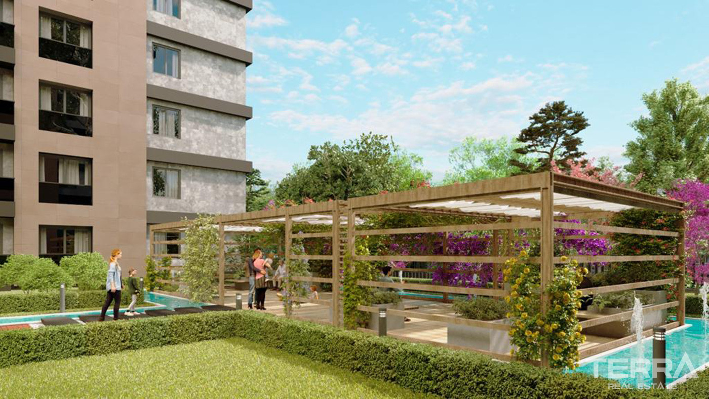 İstanbul Küçükçekmece'de Satılık Merkezi Konumdaki Şık Daireler - 87606