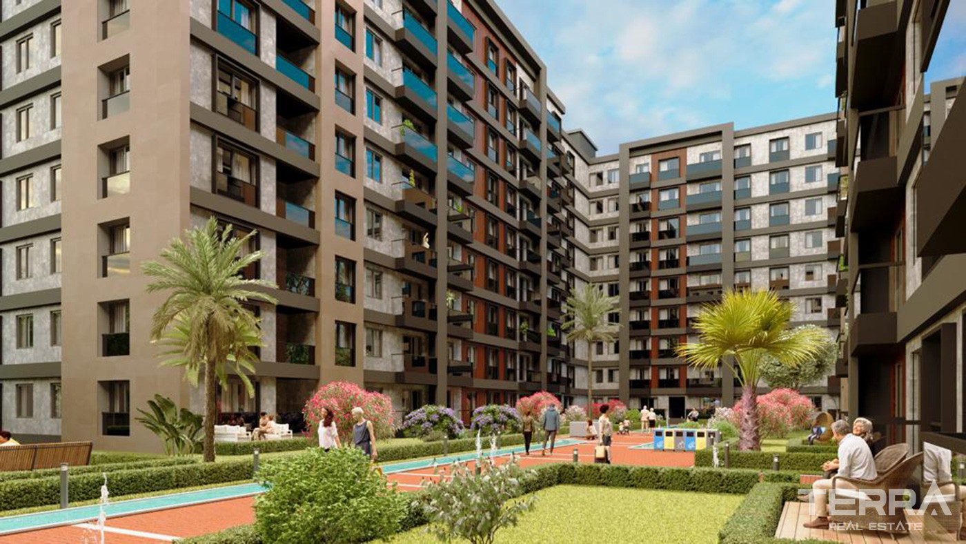 İstanbul Küçükçekmece'de Satılık Merkezi Konumdaki Şık Daireler - 87608