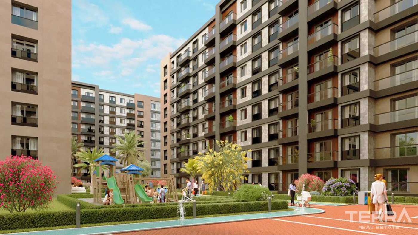 İstanbul Küçükçekmece'de Satılık Merkezi Konumdaki Şık Daireler - 87609