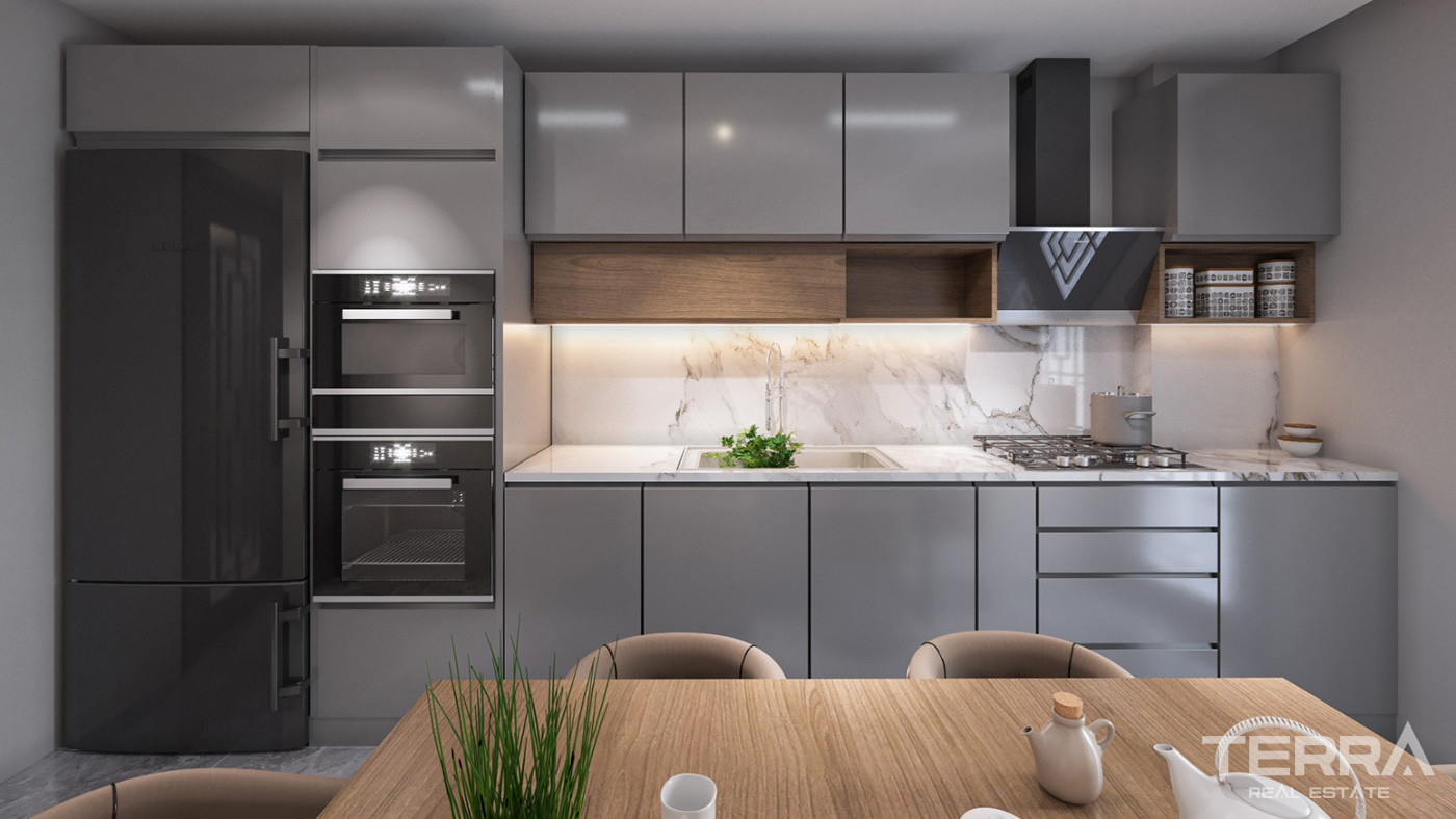 İstanbul Küçükçekmece'de Satılık Merkezi Konumdaki Şık Daireler - 87635