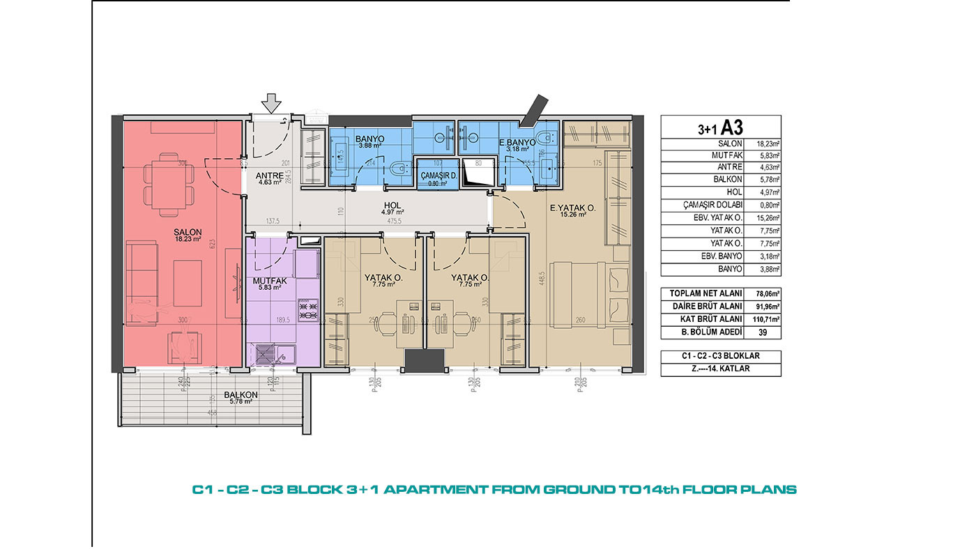 Contemporary Istanbul Apartments in a Convenient Location - 87580