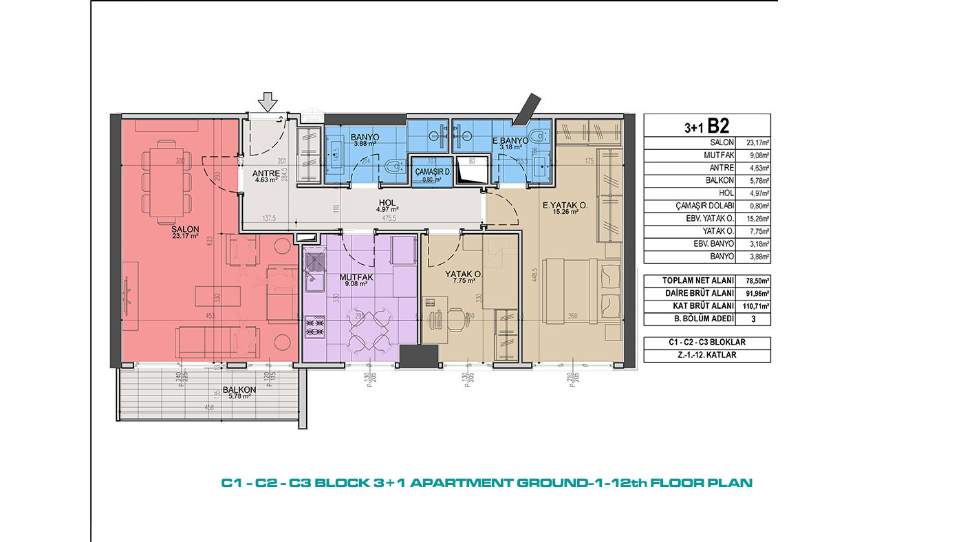 Contemporary Istanbul Apartments in a Convenient Location - 87583