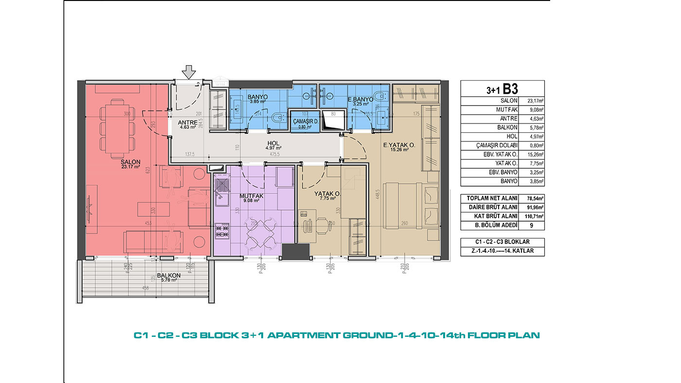 Contemporary Istanbul Apartments in a Convenient Location - 87584