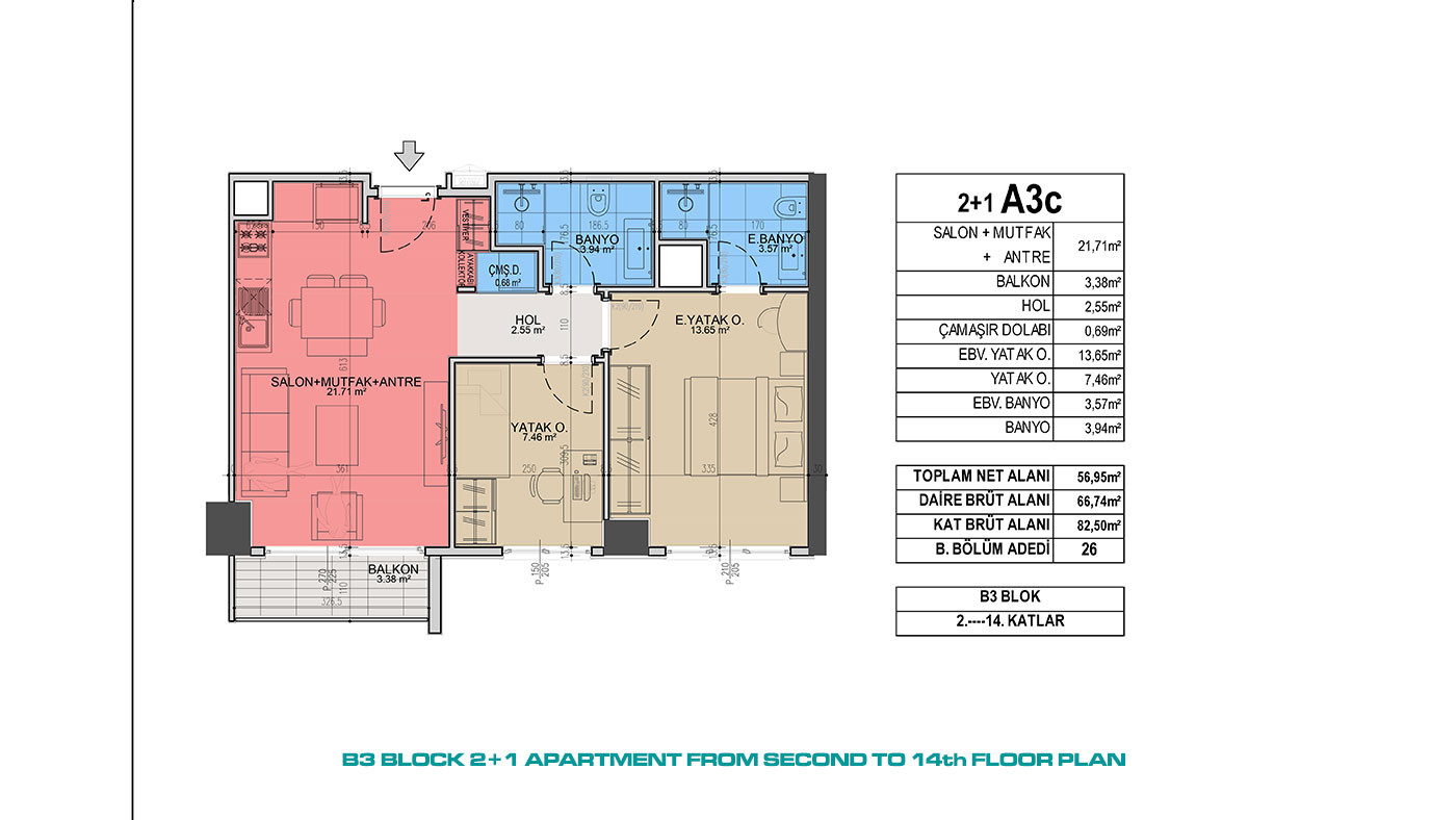 Contemporary Istanbul Apartments in a Convenient Location - 87651