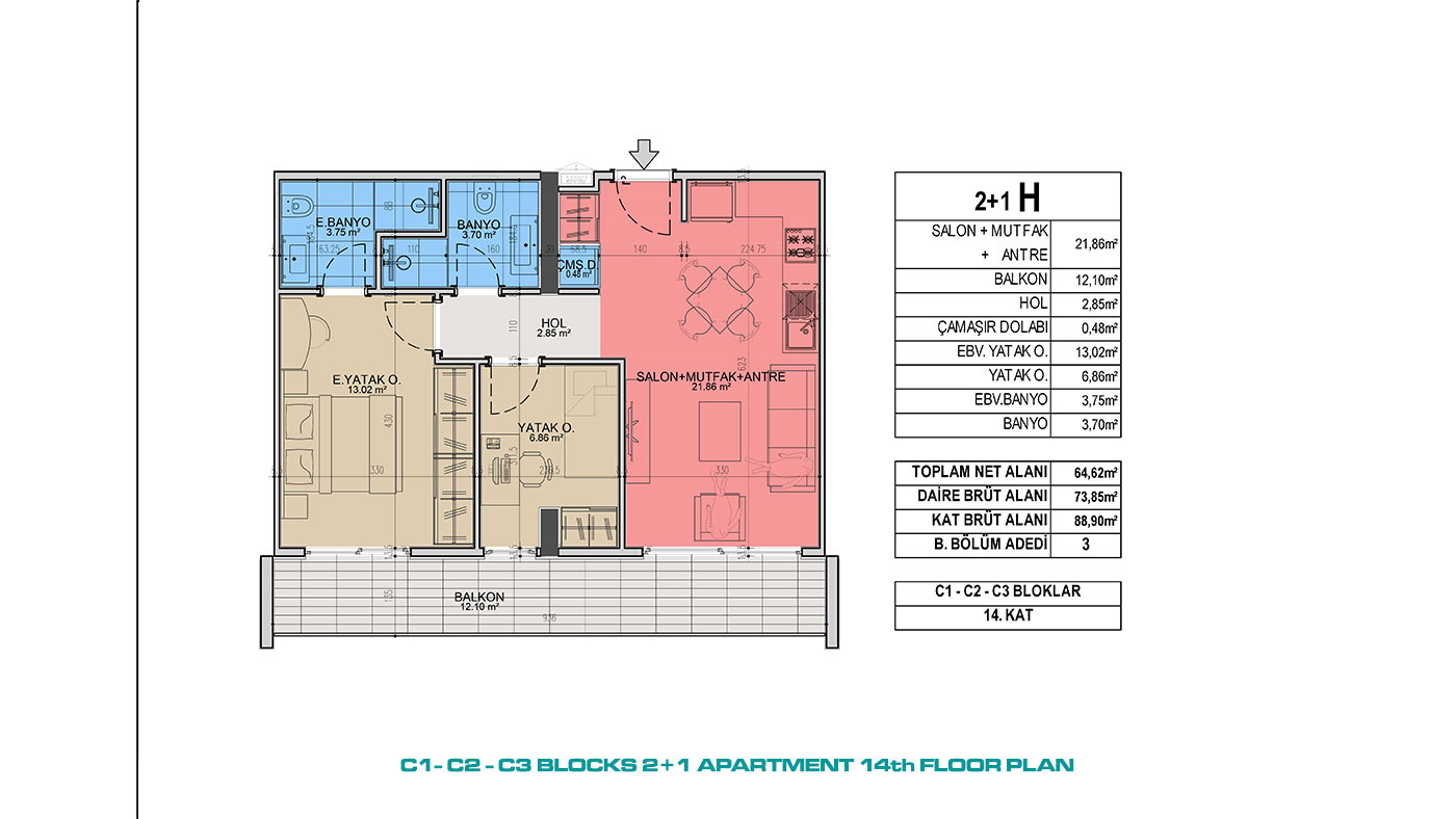 Contemporary Istanbul Apartments in a Convenient Location - 87683