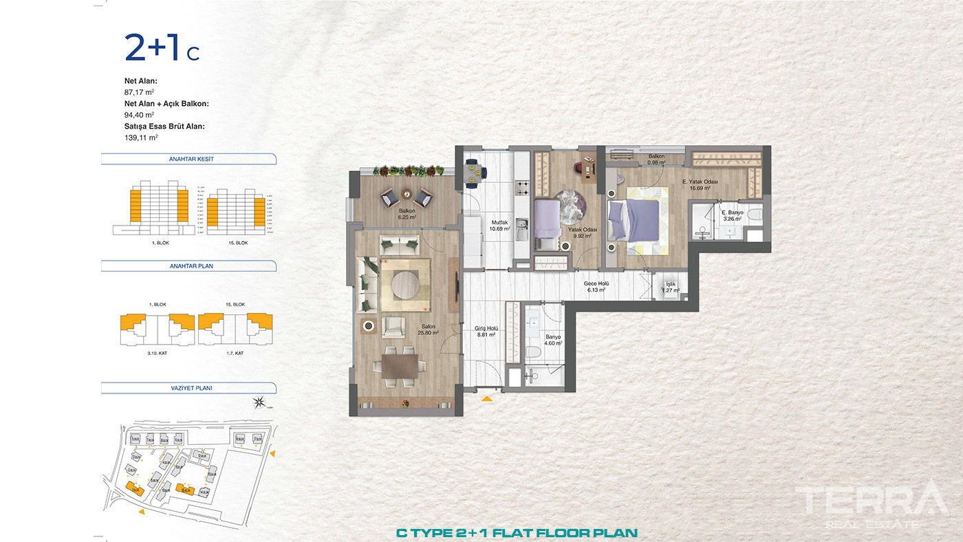 Premium Concept of Family Living From Flats in Bağcılar, İstanbul - 87699