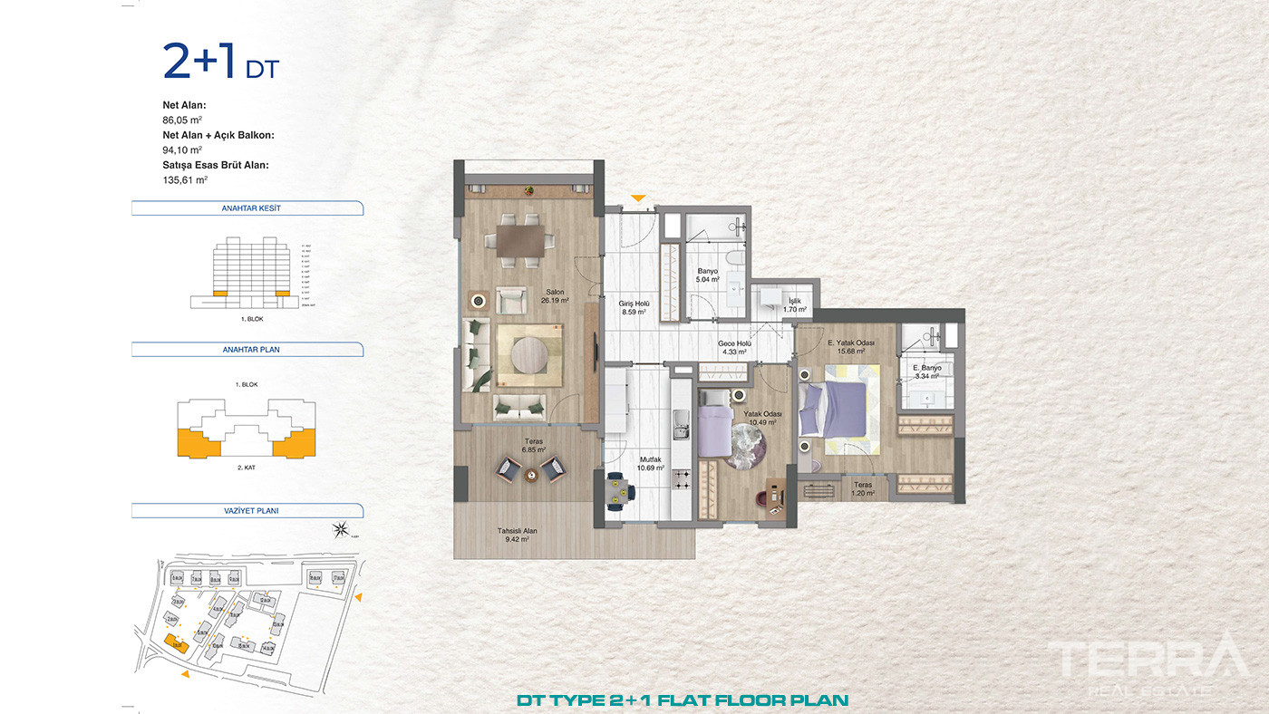 Premium Concept of Family Living From Flats in Bağcılar, İstanbul - 87703