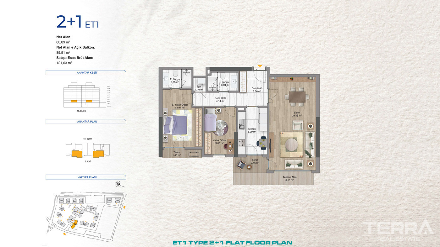 Premium Concept of Family Living From Flats in Bağcılar, İstanbul - 87707