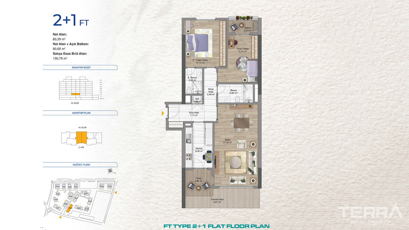 Premium Concept of Family Living From Flats in Bağcılar, İstanbul - 87712