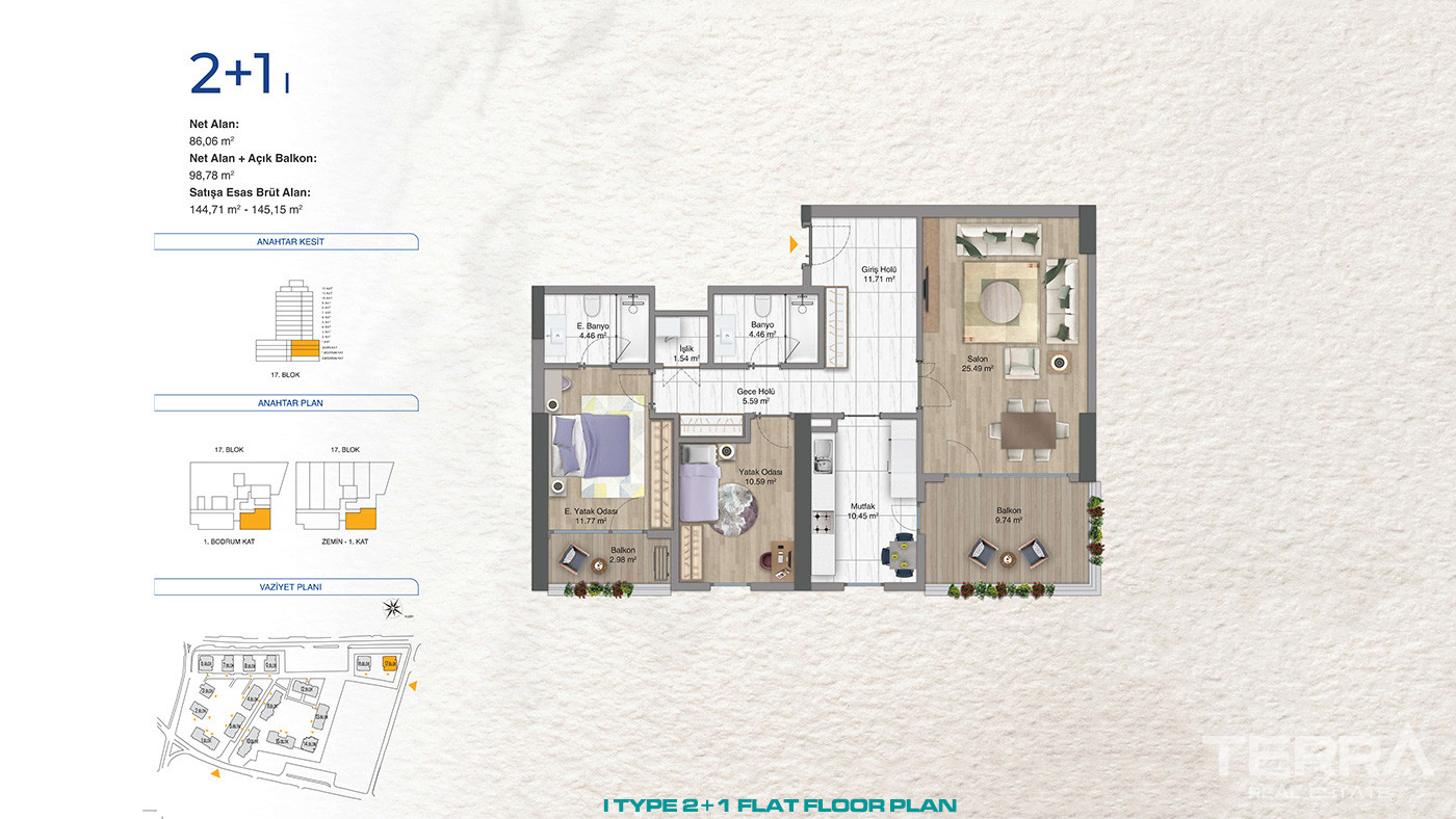 Premium Concept of Family Living From Flats in Bağcılar, İstanbul - 87715