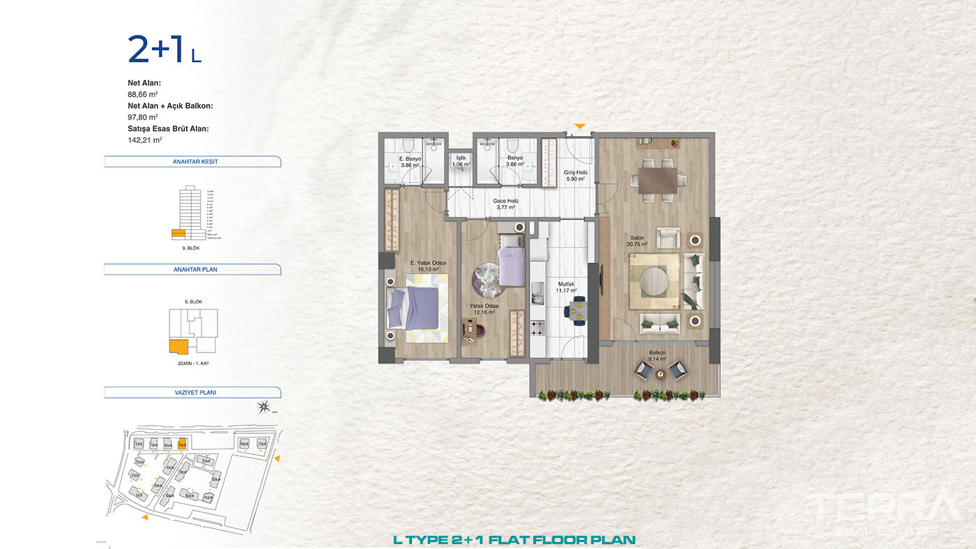Premium Concept of Family Living From Flats in Bağcılar, İstanbul - 87721