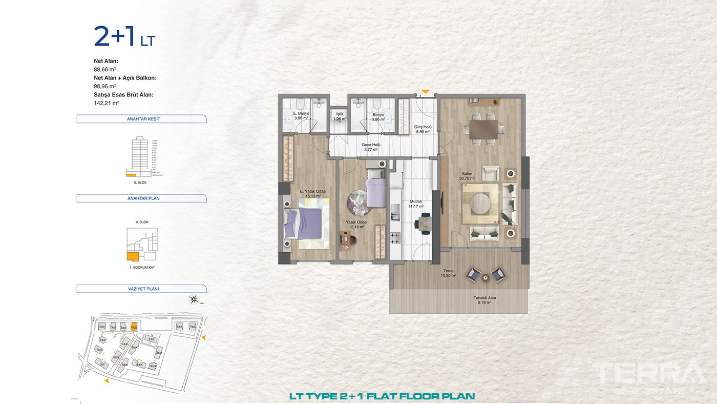 Premium Concept of Family Living From Flats in Bağcılar, İstanbul - 87724