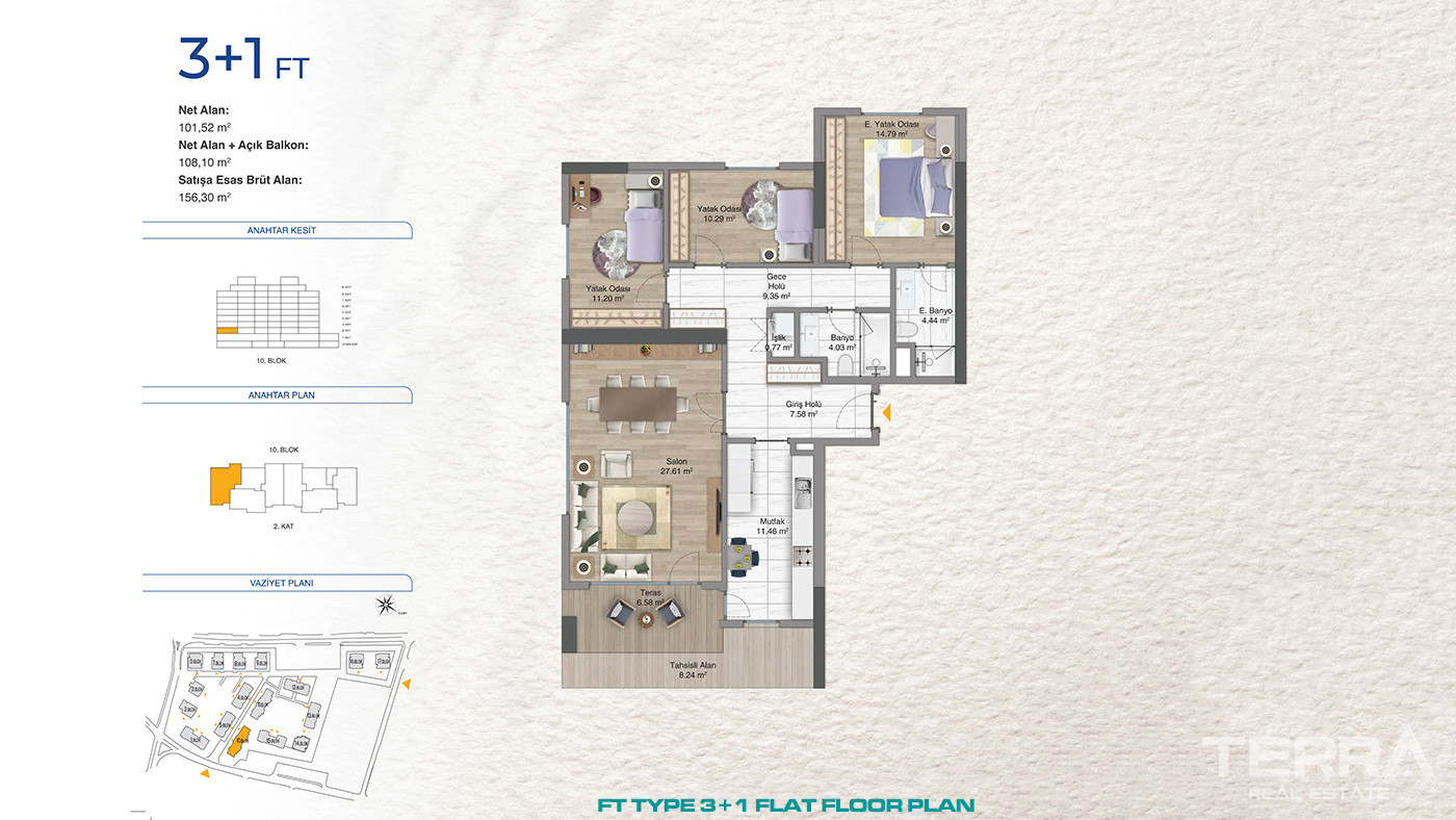 Premium Concept of Family Living From Flats in Bağcılar, İstanbul - 87736