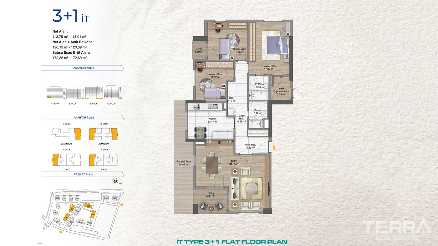 Premium Concept of Family Living From Flats in Bağcılar, İstanbul - 87743