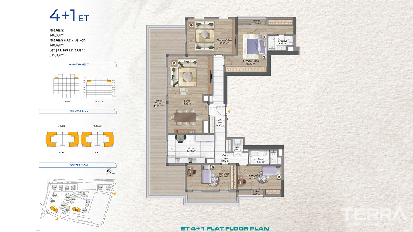 Premium Concept of Family Living From Flats in Bağcılar, İstanbul - 87755