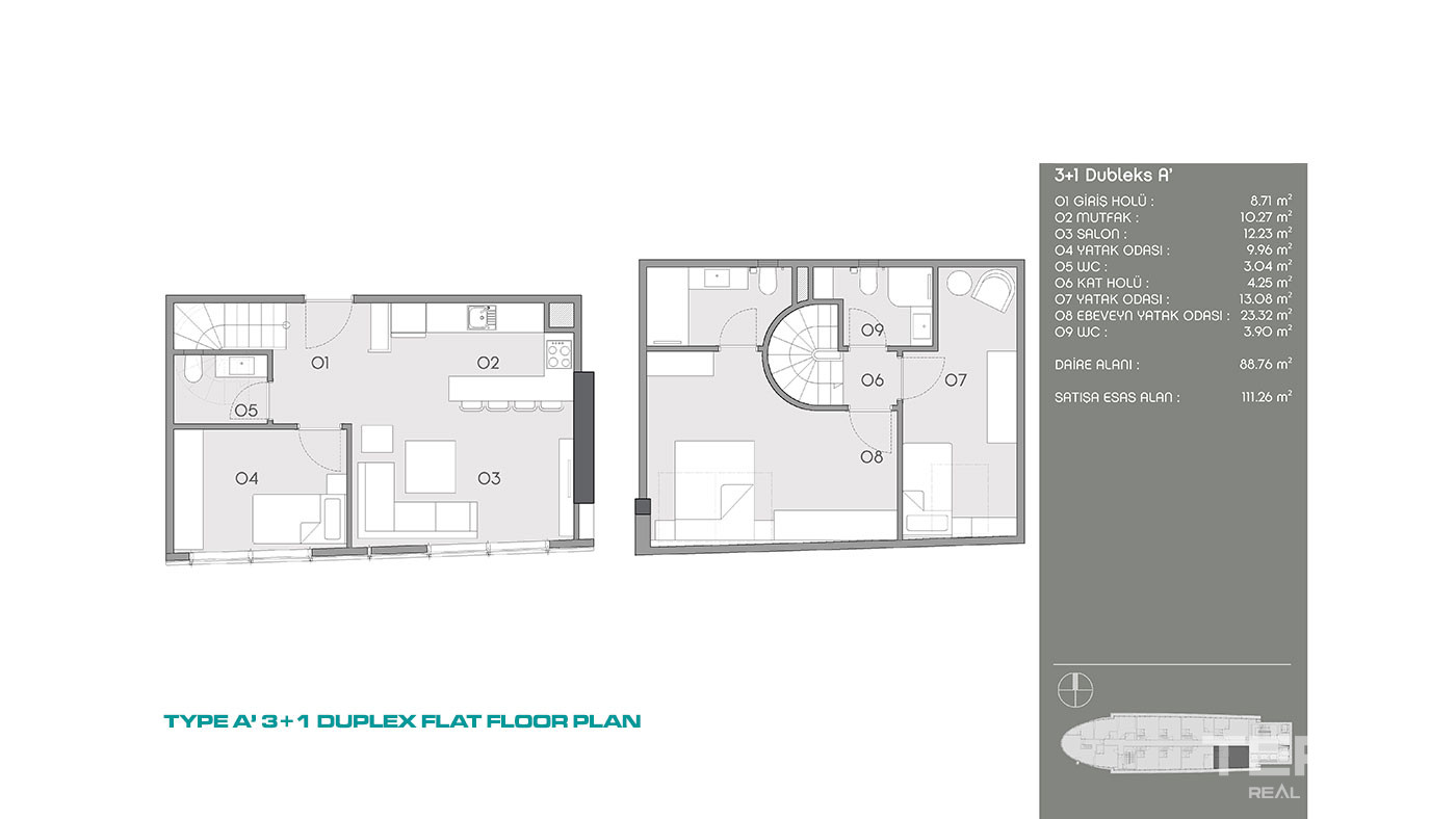 Metropolitan Living in Istanbul Flats with Easy Reach to Key Areas - 87760