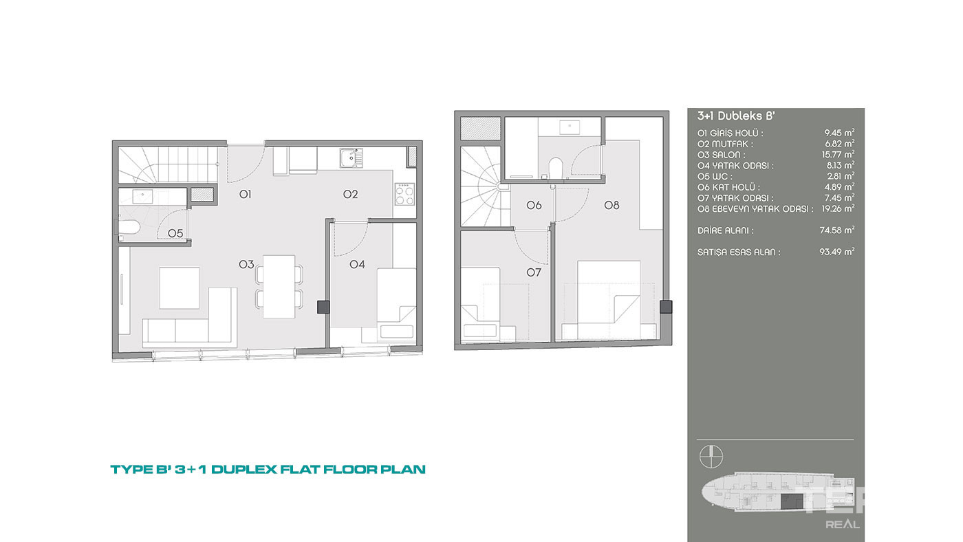 Metropolitan Living in Istanbul Flats with Easy Reach to Key Areas - 87762