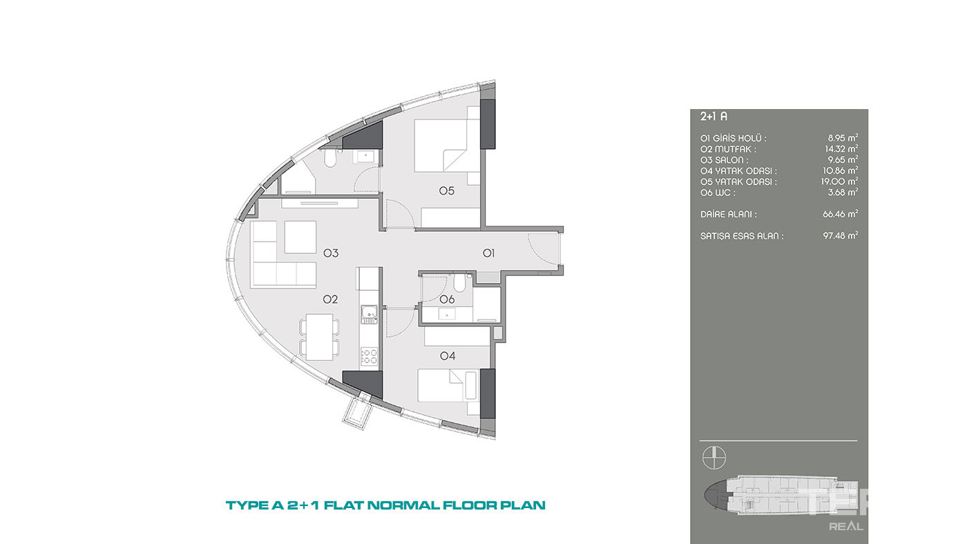 Metropolitan Living in Istanbul Flats with Easy Reach to Key Areas - 87763