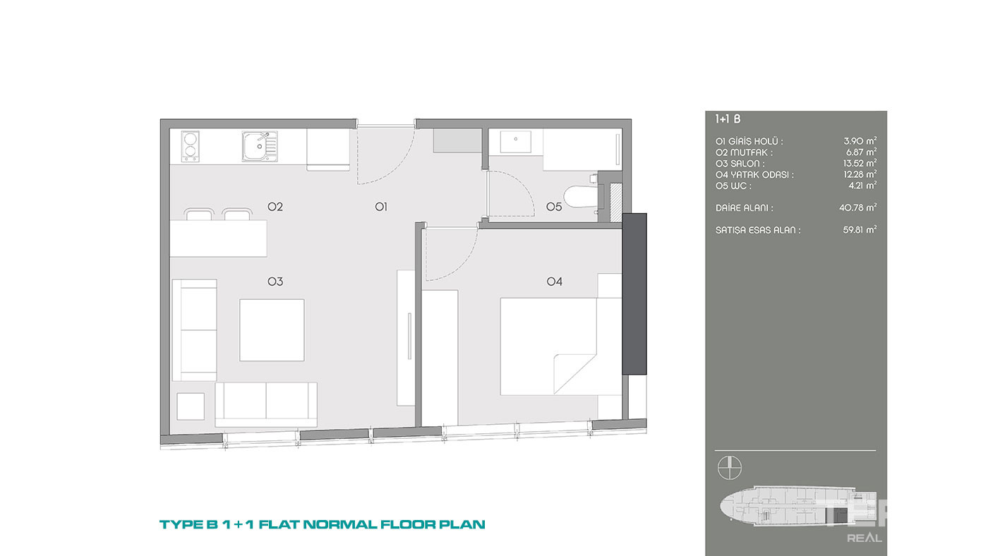 Metropolitan Living in Istanbul Flats with Easy Reach to Key Areas - 87764