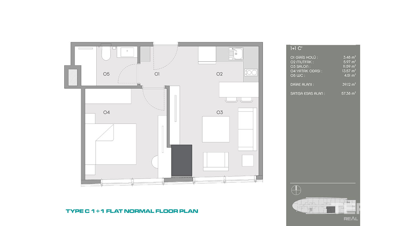 Metropolitan Living in Istanbul Flats with Easy Reach to Key Areas - 87767