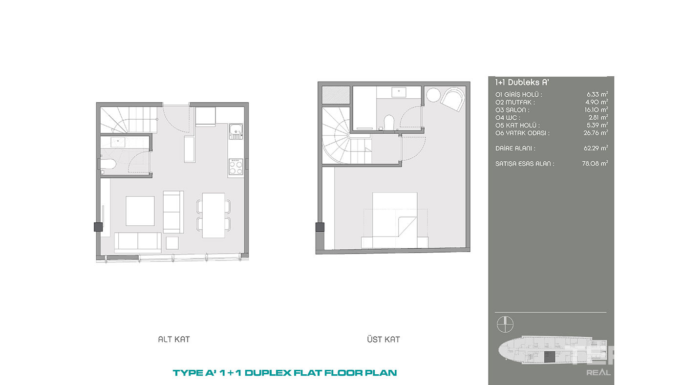 Metropolitan Living in Istanbul Flats with Easy Reach to Key Areas - 87771