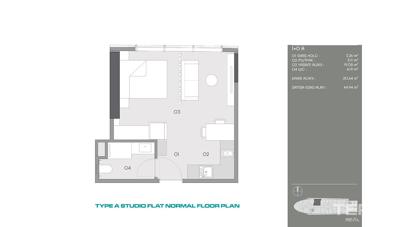 Metropolitan Living in Istanbul Flats with Easy Reach to Key Areas - 87774
