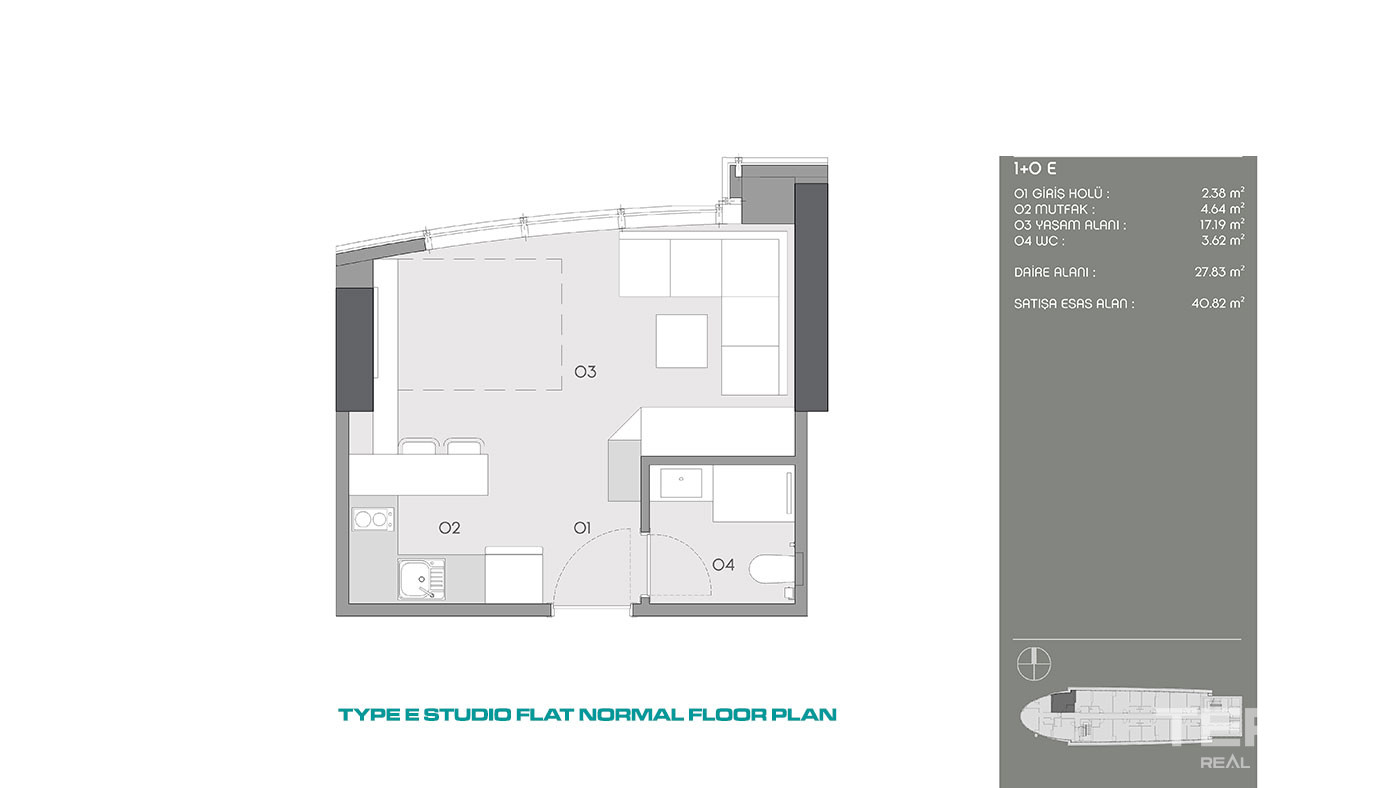 Metropolitan Living in Istanbul Flats with Easy Reach to Key Areas - 87778