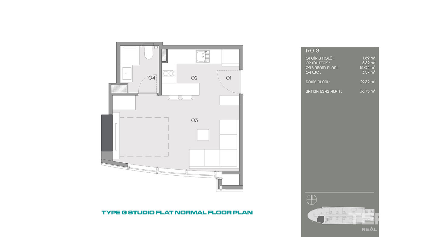 Metropolitan Living in Istanbul Flats with Easy Reach to Key Areas - 87780