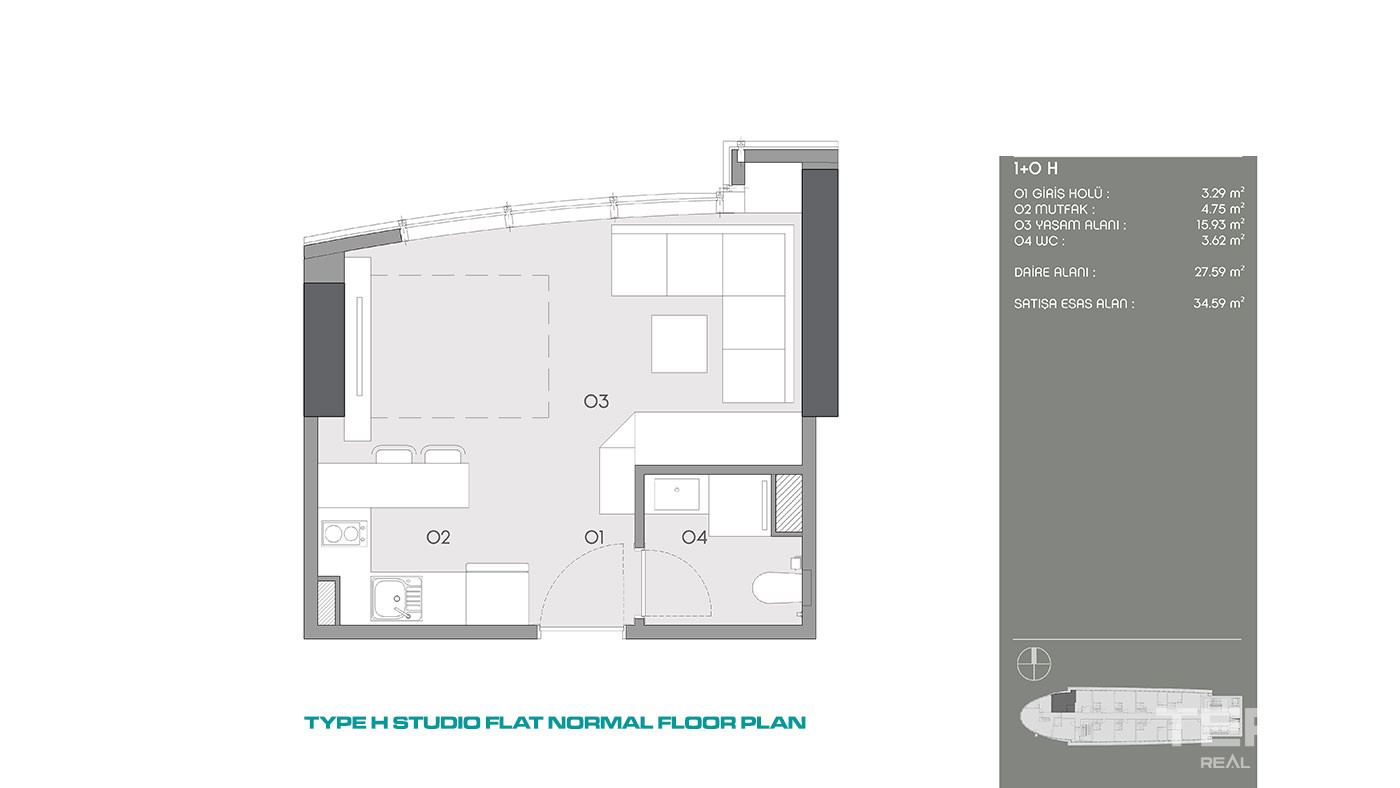 Metropolitan Living in Istanbul Flats with Easy Reach to Key Areas - 87781