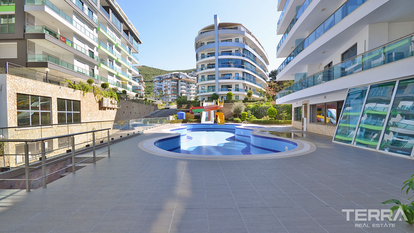 Cozy and Fully Furnished Resale Apartment in Alanya with a Sea View - 87892