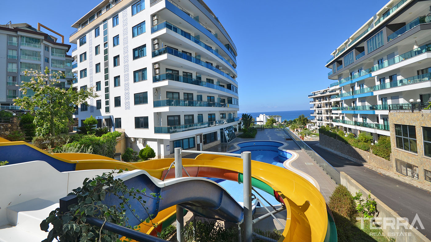 Cozy and Fully Furnished Resale Apartment in Alanya with a Sea View - 87895