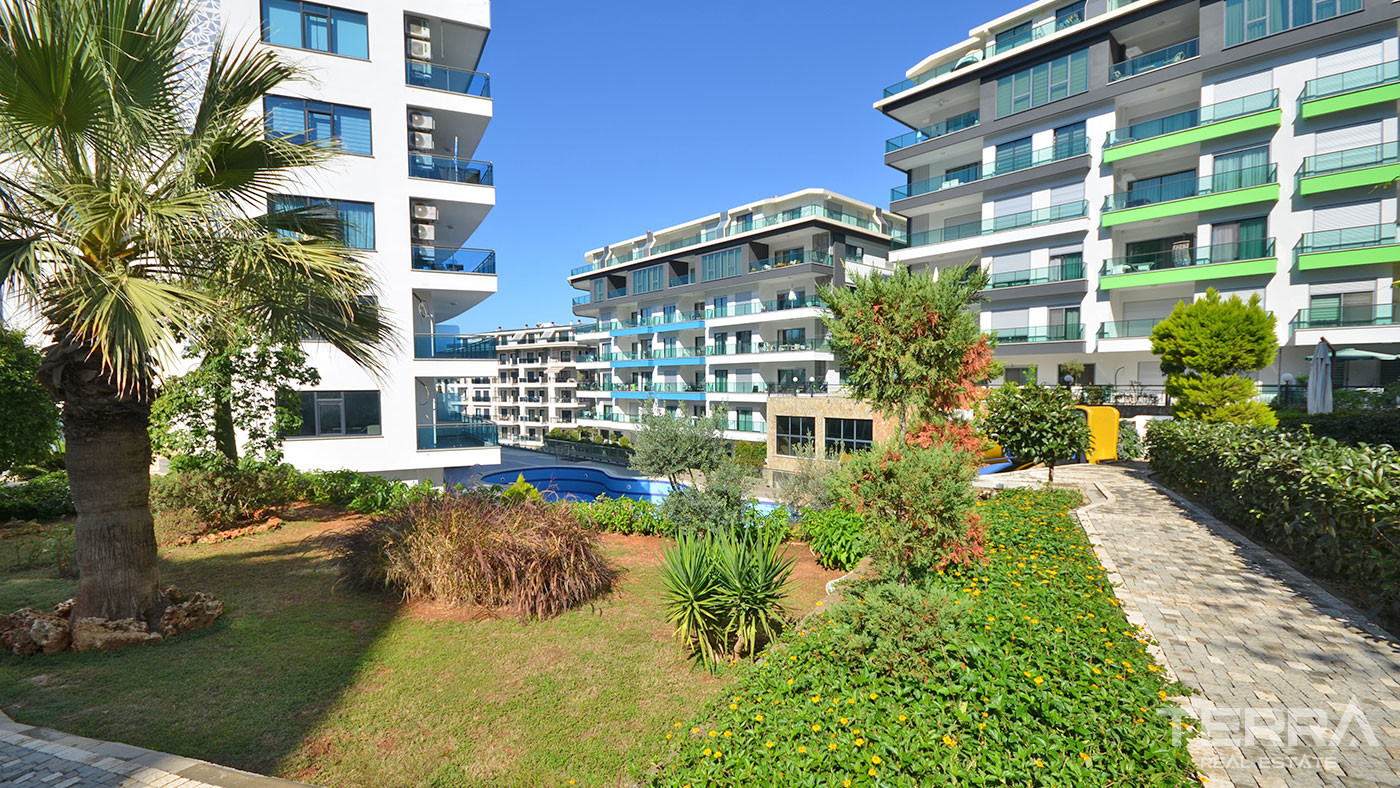 Cozy and Fully Furnished Resale Apartment in Alanya with a Sea View - 87896