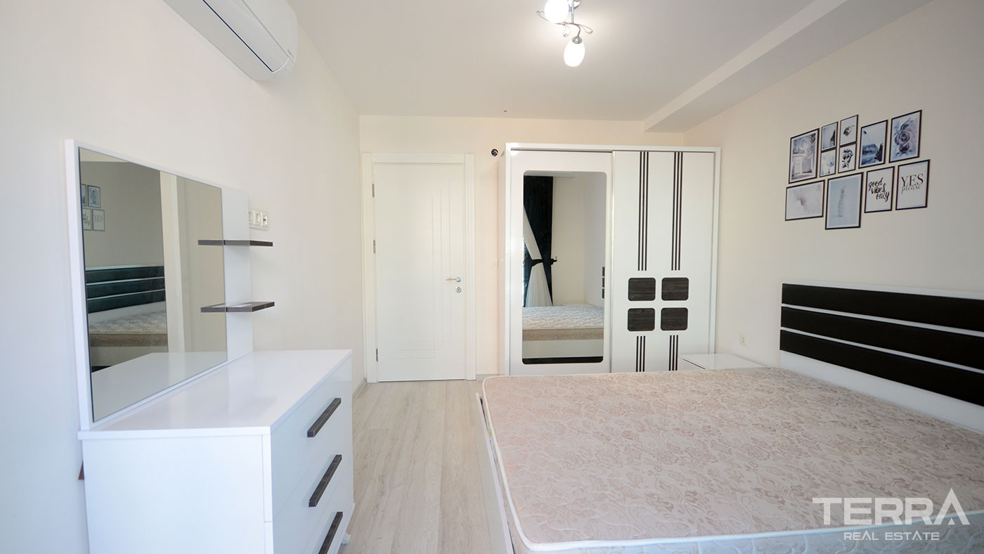 Cozy and Fully Furnished Resale Apartment in Alanya with a Sea View - 87903