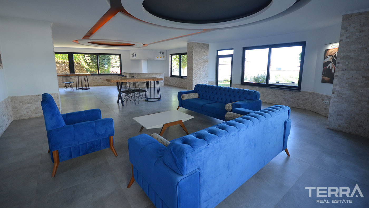 Cozy and Fully Furnished Resale Apartment in Alanya with a Sea View - 87909