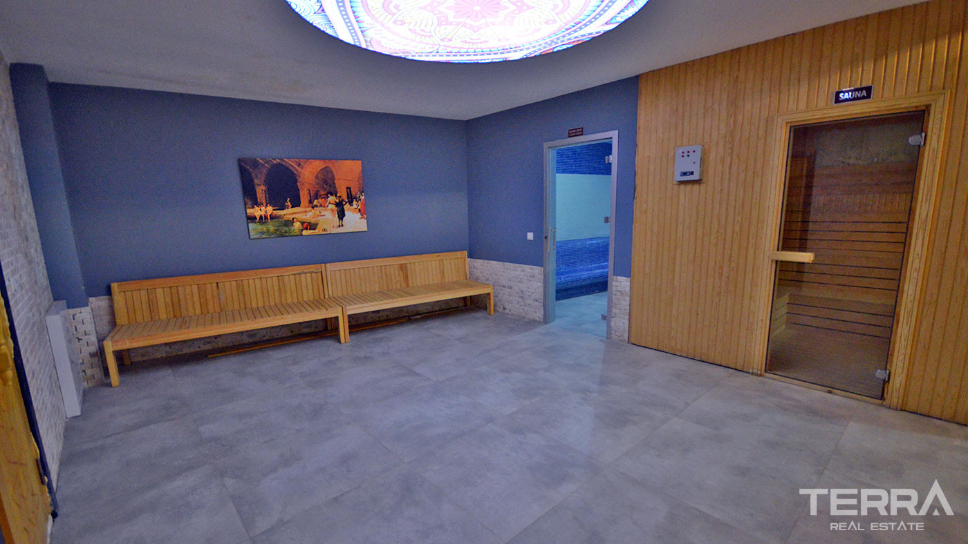 Cozy and Fully Furnished Resale Apartment in Alanya with a Sea View - 87913