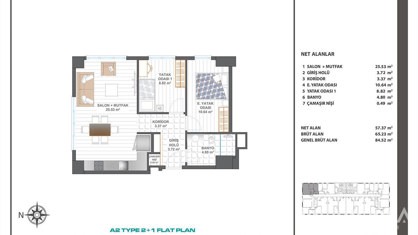 İstanbul Flats Close to Major Transportation Routes in Bağcılar - 87997