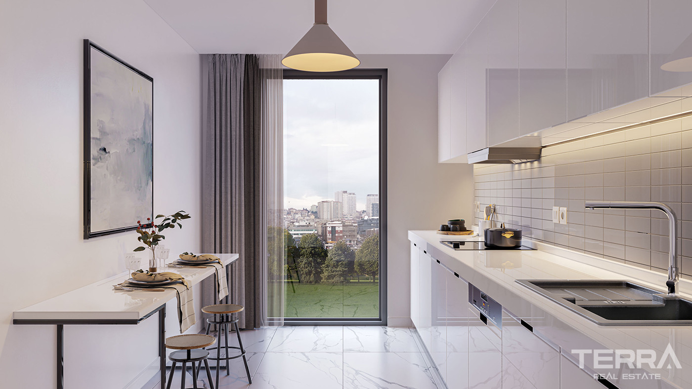 İstanbul Flats Close to Major Transportation Routes in Bağcılar - 88020