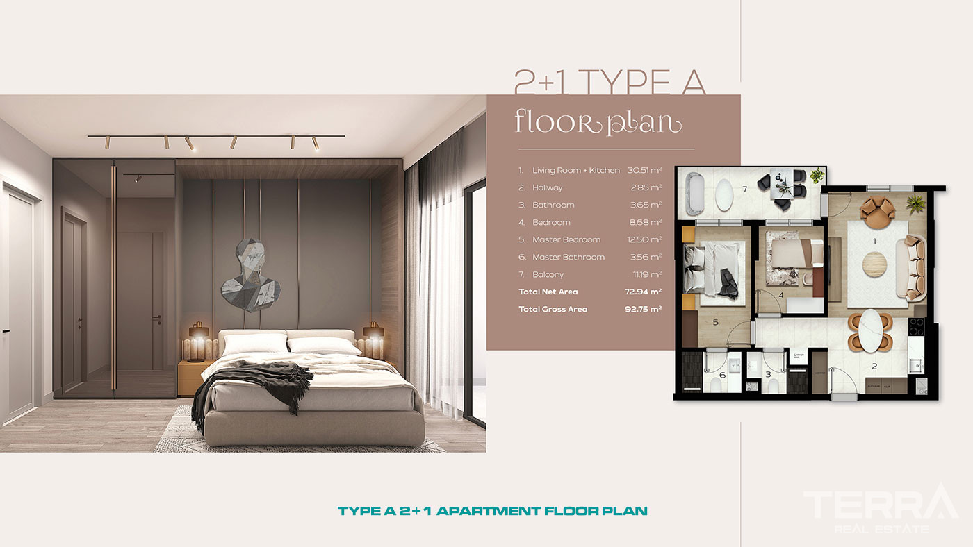 New Flats Within a Secure Complex in Maltepe, İstanbul - 88030