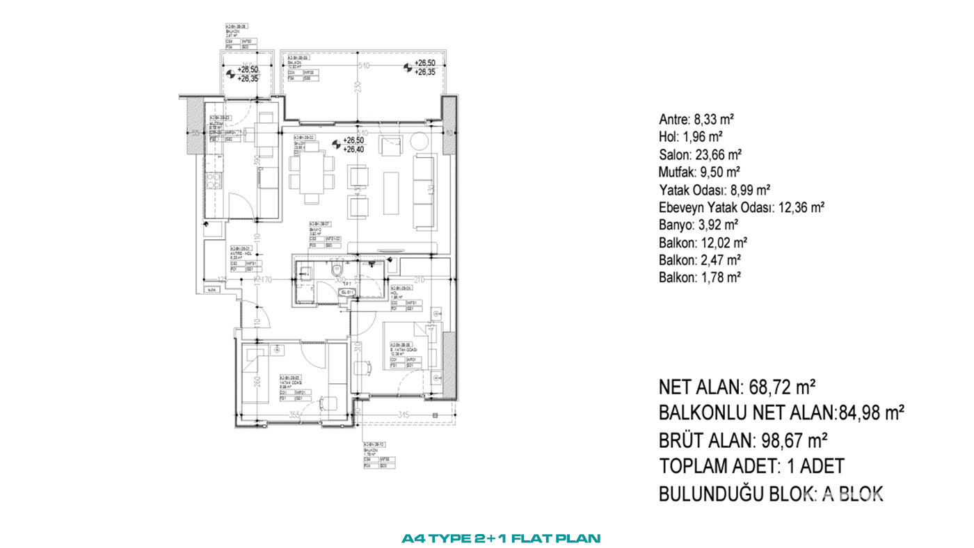 Advantageously Located Flats with Multiple Amenities in İstanbul - 88305