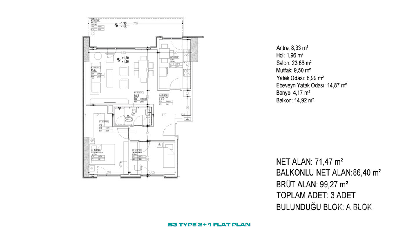 Advantageously Located Flats with Multiple Amenities in İstanbul - 88310