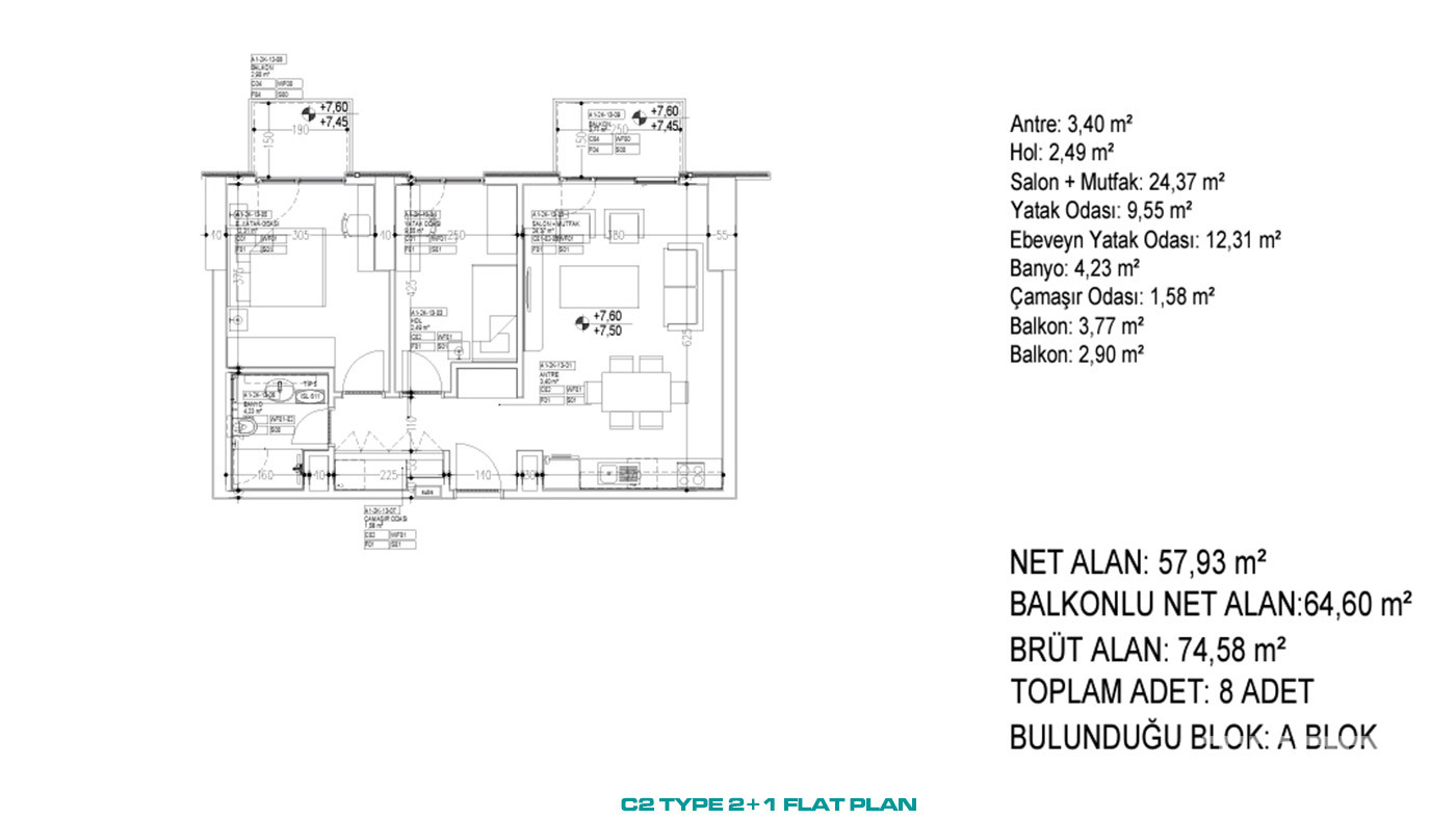 Advantageously Located Flats with Multiple Amenities in İstanbul - 88312