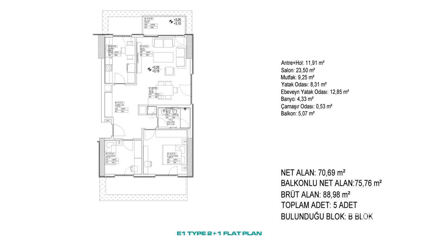 Advantageously Located Flats with Multiple Amenities in İstanbul - 88314
