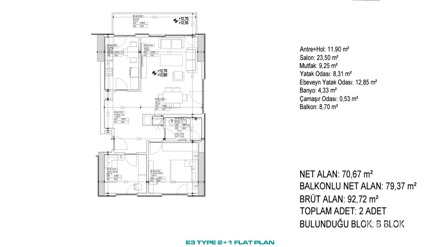 Advantageously Located Flats with Multiple Amenities in İstanbul - 88316