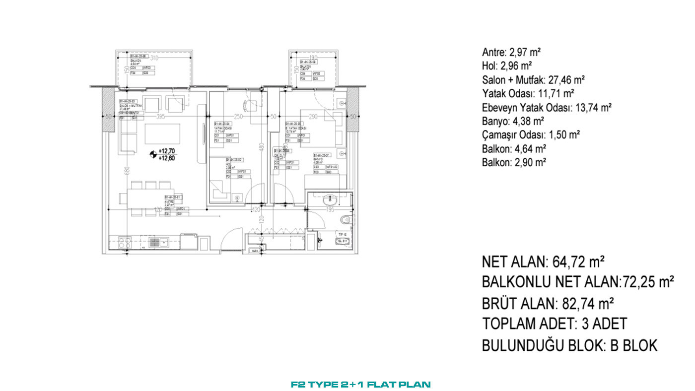 Advantageously Located Flats with Multiple Amenities in İstanbul - 88318