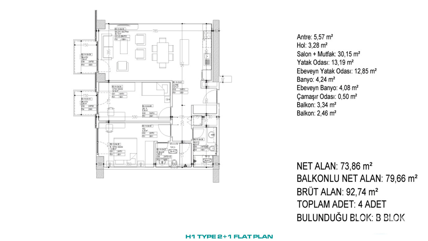 Advantageously Located Flats with Multiple Amenities in İstanbul - 88326