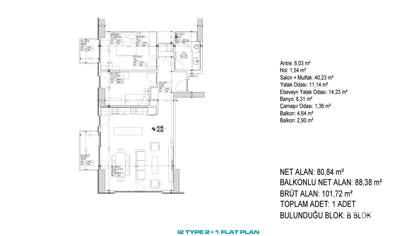Advantageously Located Flats with Multiple Amenities in İstanbul - 88329