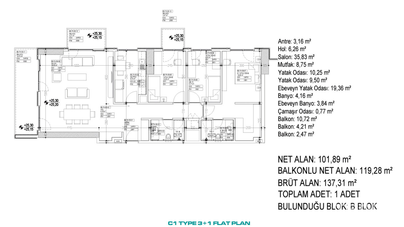 Advantageously Located Flats with Multiple Amenities in İstanbul - 88340